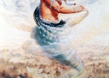 The killing of Tṛṇāvarta (Wind Demon)