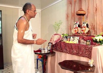 Arati at Home | ceremony according to Pancharatra-pradipa